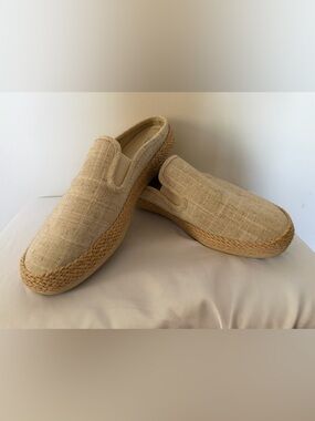 Esprit Neema Linen Espadrille Slip On shoe in Beige women size 8.5